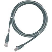 Patch Cord RJ45, 568B, UTP, stranded, PowerCat 5e, LS0H 2 m, Grey
