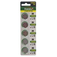Батарейка Rablex CR2025, 3В, 5 шт