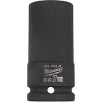 Головка торцевая Milwaukee ShW 3/4" удлиненная, 27мм (4932471647)
