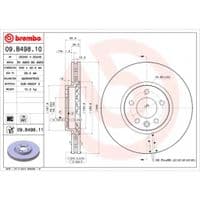 Тормозной диск Brembo 09.B498.10
