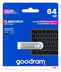 Флеш-накопитель USB3.2 64GB Goodram UNO3 (UNO3-0640S0R11)