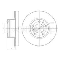 Гальмівний диск METELLI 23-0187