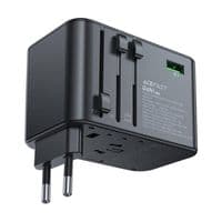 УЗУ ACEFAST Z1 PD75W GaN (3*USB-C+2*USB-A) multifunctional charging adapter Black
