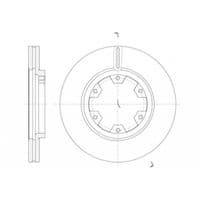 Гальмівний диск REMSA 6466.10