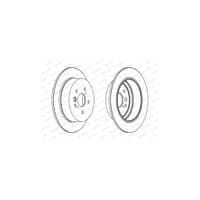Гальмівний диск FERODO DDF1486C