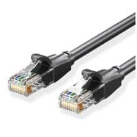 Кабель Vention Flat Cat.6 UTP Patch Cable 1M Black