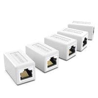 З'єднувач кручений Vention Cat.6 FTP Keystone Jack Coupler 5 Pack White