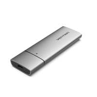 Зовнішня кишеня M.2 NGFF SSD Enclosure (USB 3.1 Gen 2-C) Gray Aluminum Alloy Type (KPFH0)