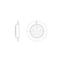 Гальмівний диск REMSA 61513.10