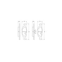Тормозные колодки Bosch 0 986 460 996