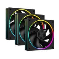 Вентилятор 120 мм, ID-Cooling AF-127-ARGB-K TRIO, Black, 3 шт, 120x120x27 мм, ARGB підсвітка, 500-2000 об/хв, <29.9dB(A), 78CFM, 4-pin (PWM) / 3-pin (ARGB)