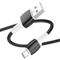 Кабель Borofone BX84, USB-Micro, 2.4A, длина 1м, Black, BOX