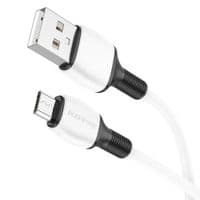 Кабель Borofone BX84, USB-Micro, 2.4A, длина 1м, White, BOX