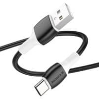 Кабель Borofone BX84, Type-C-USB, 3A, длина 1м, Black, BOX