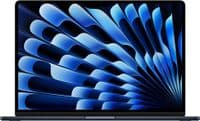 Ноутбук 15-дюймовий MacBook Air: чіп Apple M3 з 8-ядерним процесором і 10-ядерним графічним процесором, 8 ГБ, 256 ГБ SSD - Midnight, модель A3114