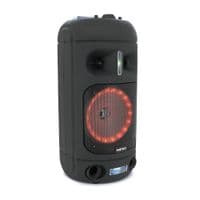 Мощная акустическая система с подсветкой Kimiso QS-A880, 100W, Bluetooth микрофон, встроенный акум 3700mAh, питание 220В, Black, Box