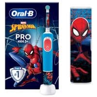 Зубная щетка электрическая Oral-B Braun Pro Kids D103.413.2KX Spiderman «Человек-Паук» + Футляр