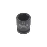 Головка торцевая ударная DeWALT, 1/2", 22 мм.