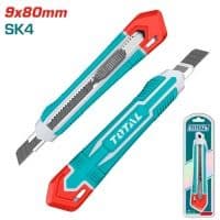 Нож TOTAL THT5110925 выдвижное лезвие 9x80мм, длина 140мм.