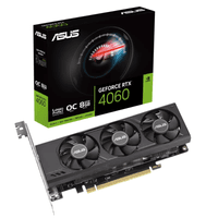 Видеокарта NVIDIA RTX 4060 /DUAL/OC/LP/BRK/8GB/GDDR6 RTX4060-O8G-LP-BRK