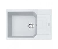 Мойка кухонная Franke Urban, фрагранит, прямоугольник, с крылом, 780х500х220мм, чаша – 1, накладная, UBG 611-78 XL, белый