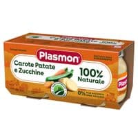 Детское пюре Plasmon Морковь, картофель, цуккини 80 гх2 шт (1136110)