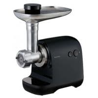 М'ясорубка Panasonic, 1700Вт, 3кг/мин, 3 решітки, насадка для ковбас, пластик, чорний