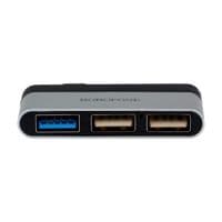 Переходник BOROFONE DH1 Type-C(Male) - USB3.0+2*USB2.0, Black, Box