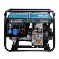 Генератор дизельный Konner&Sohnen KS 8102HDE (EURO II), 230В, 6.5кВт, электростартер, 117кг.
