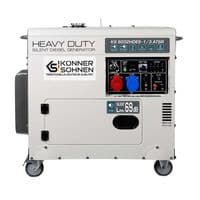 Генератор дизельный Konner&Sohnen KS 9202HDES-1/3 ATSR (EURO II), 230/400В, 1/3 фазы, 6.5/7.5кВт, электростартер, 168кг.