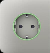 Бічна панель для вбудованої розетки Ajax SideCover for Outlet smart, Jeweler, бездротова, oyster