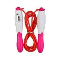 Скакалка X-TREME со счетчиком длина 260 см розовая (117229)