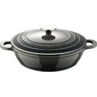 Сотейник Bergner Excalibur с крышкой 24 см Grey (BG-36103-GY)