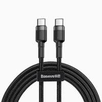 Кабель Baseus Type-C PD2.0 60W(20V 3A)2m(CATKLF-HG1)сіро-чор