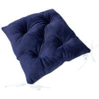 Подушка на стул MirSon 28-0006 Navy blue Velvet 40х40 см (2200006185901)