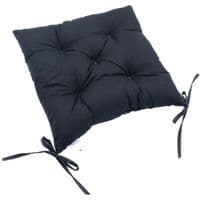 Подушка на стул MirSon Ranforce Elite 16-9000 Black Stone 40х40 см (2200006185291)
