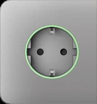 Бічна панель для вбудованої розетки Ajax SideCover for Outlet smart, Jeweler, бездротова, fog