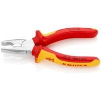 Плоскогубці KNIPEX комбіновані діелектричні VDE (03 06 160)