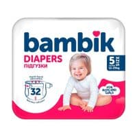 Подгузники Bambik Medium JUNIOR Размвр 5 (11-25 кг) 32 ш (4823071652260)