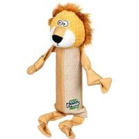 Игрушка для собак GiGwi Eco Friendz Лев с пластиковой бутылкой и пищалкой 39 см (2250)