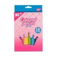 Олівці кольорові Yes 18 кольорів Barbie рожевий (290735)
