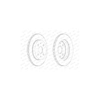 Гальмівний диск FERODO DDF1774C