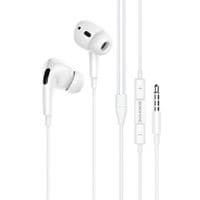 Навушники BOROFONE BM80 Pro Elegant wire-controlled earphones with microphone White