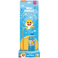 Бульбашки мильні Mega Bubbles з тарілкою. Baby Shark 450 мл