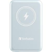 Магнитное беспроводное зарядное устройство для Verbatim Charge 'n' Go Power Bank ,10K mAh (BLU MCP-10BE)-светло-голубой