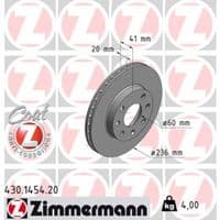 Тормозной диск ZIMMERMANN 430.1454.20