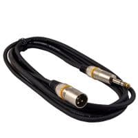 Кабель для микрофона XLR, Black, 3 м, RockCable (RCL 30383 D6 M BA)
