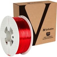 PET-нитка для 3D-принтера Verbatim 1,75 мм,1кг- красная прозрачная 