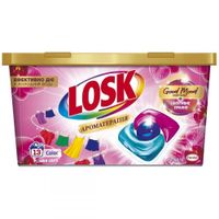 Капсулы для стирки Losk Power Caps Color Ароматерапия Эфирные масла и аромат Малазийского цветка 13 шт. (9000101803112)