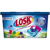 Капсулы для стирки Losk 3+1 Power Caps Color 15 шт. (9000101803457)
